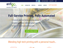 Tablet Screenshot of enfigo.com